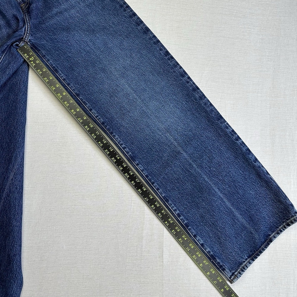 NWT FRAME The Collegiate High Rise Relaxed Wide Leg Jeans Women 23 Blue Fade - Picture 5 of 9